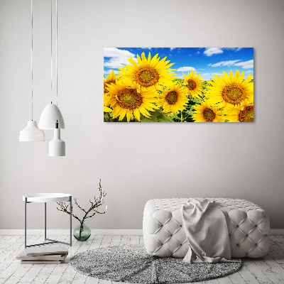 Wandbild Sonnenblumen