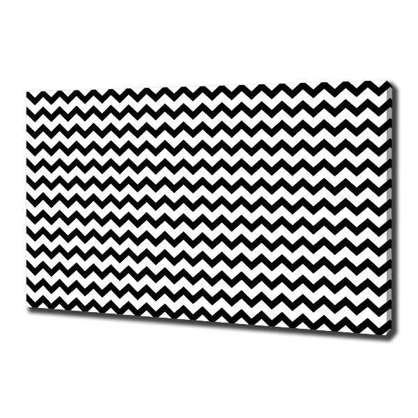 Bild auf leinwand Zickzacklinien
