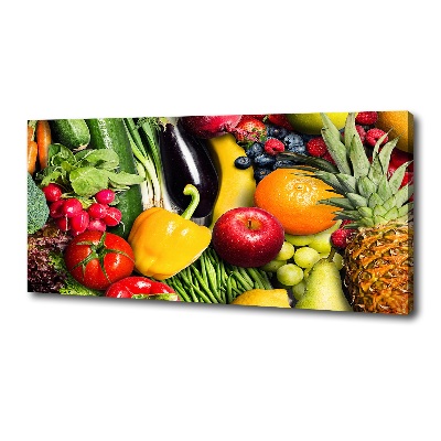Wandbild Gemüse und Obst