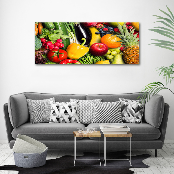 Wandbild Gemüse und Obst