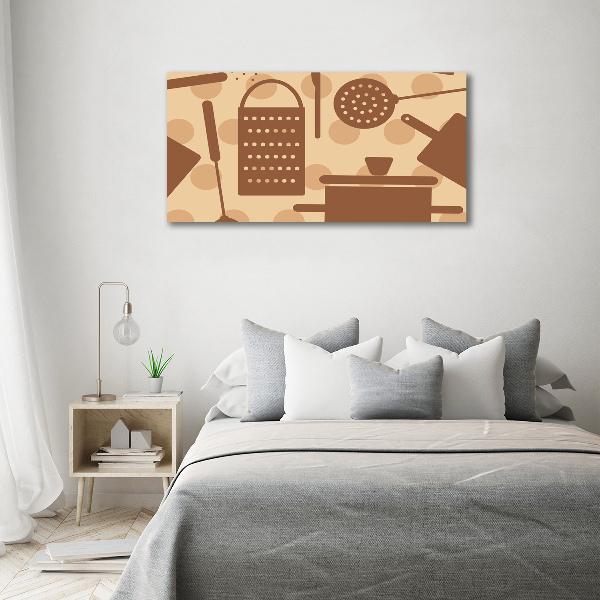 Wandbild Küchenutensilien