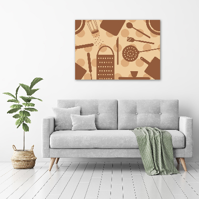 Wandbild Küchenutensilien