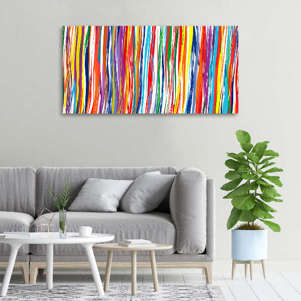 Wandbild Bunte Streifen