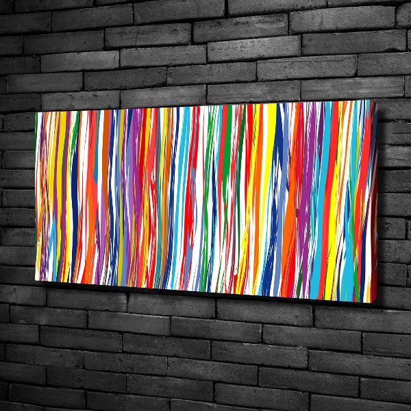 Wandbild Bunte Streifen