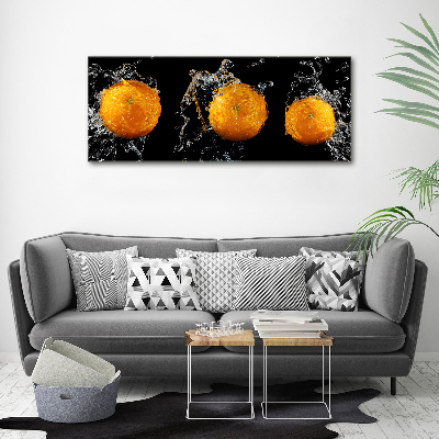 Bild auf leinwand Orangen und Wasser