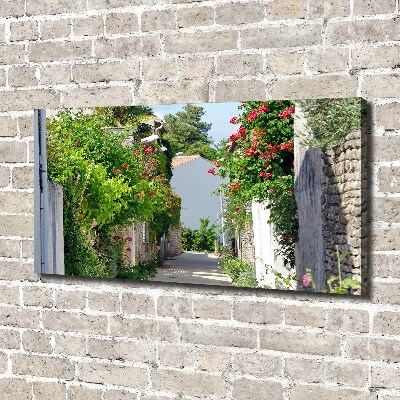 Wandbild Blumenallee