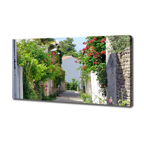 Wandbild Blumenallee