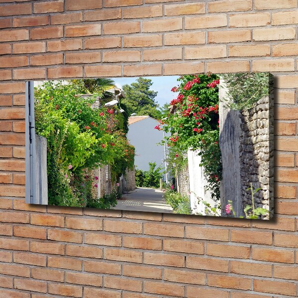 Wandbild Blumenallee