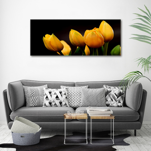 Bild auf leinwand Gelbe Tulpen