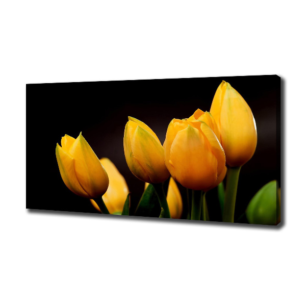 Bild auf leinwand Gelbe Tulpen
