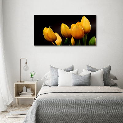 Bild auf leinwand Gelbe Tulpen