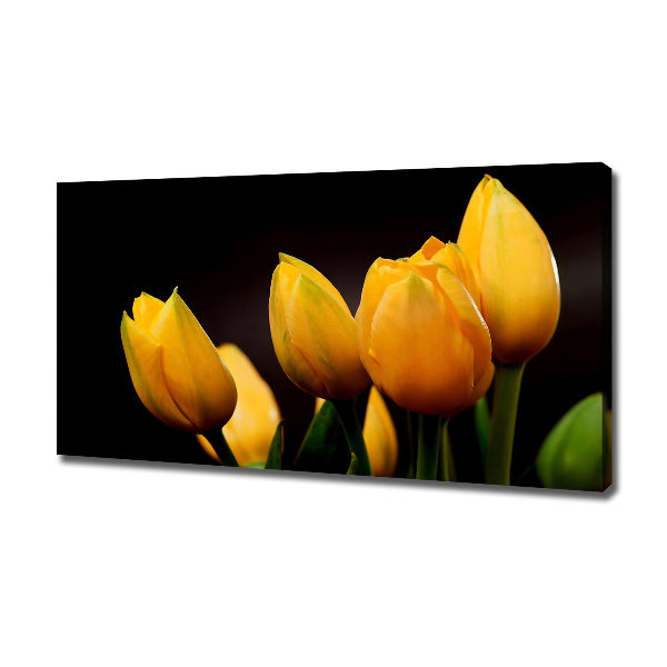 Bild auf leinwand Gelbe Tulpen