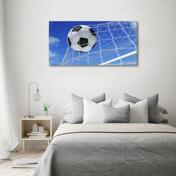 Bild auf leinwand Der Ball ist im Tor