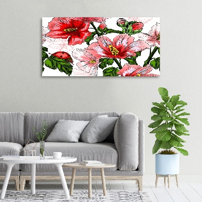 Wandbild Hibiskus