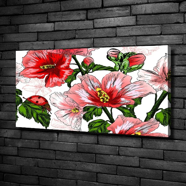 Wandbild Hibiskus