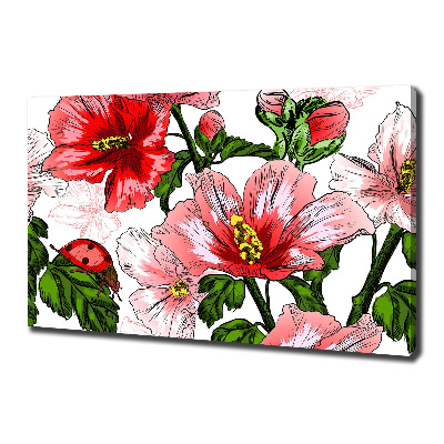 Wandbild Hibiskus