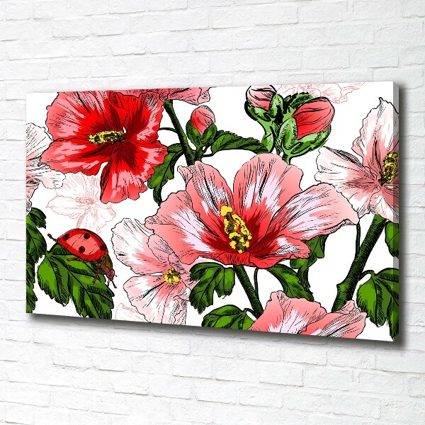 Wandbild Hibiskus