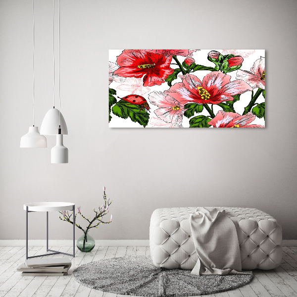 Wandbild Hibiskus