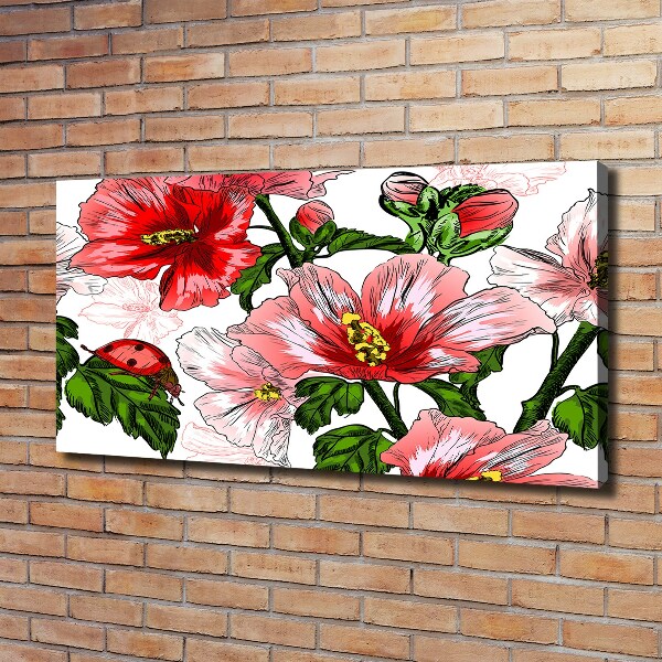 Wandbild Hibiskus