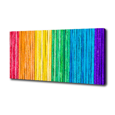 Wandbild Bunte Streifen