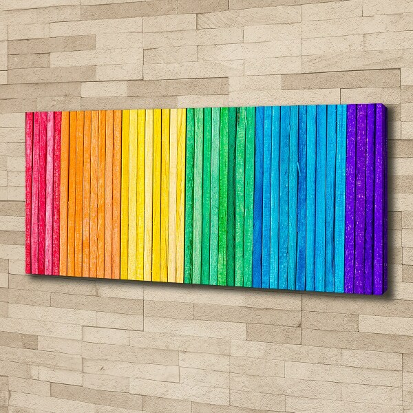 Wandbild Bunte Streifen