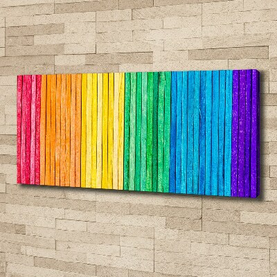 Wandbild Bunte Streifen