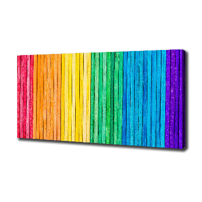 Wandbild Bunte Streifen