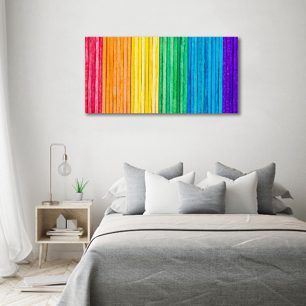 Wandbild Bunte Streifen