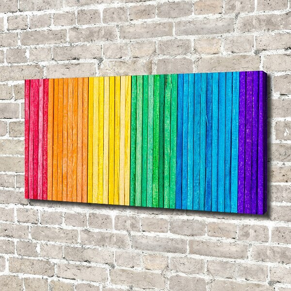 Wandbild Bunte Streifen
