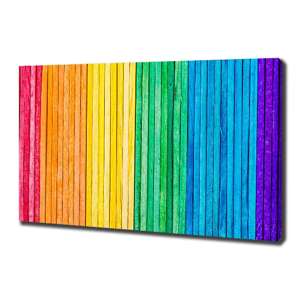 Wandbild Bunte Streifen
