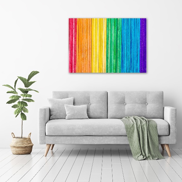 Wandbild Bunte Streifen