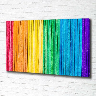 Wandbild Bunte Streifen