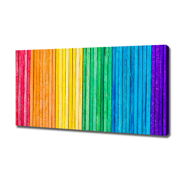 Wandbild Bunte Streifen