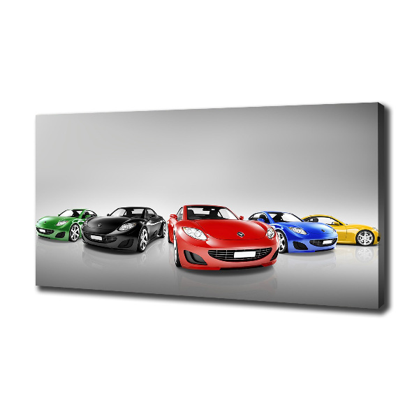 Wandbild Bunte Autos
