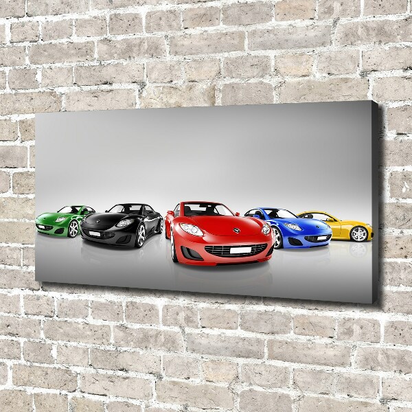 Wandbild Bunte Autos