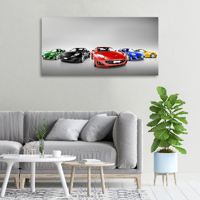 Wandbild Bunte Autos