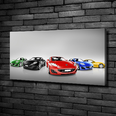 Wandbild Bunte Autos