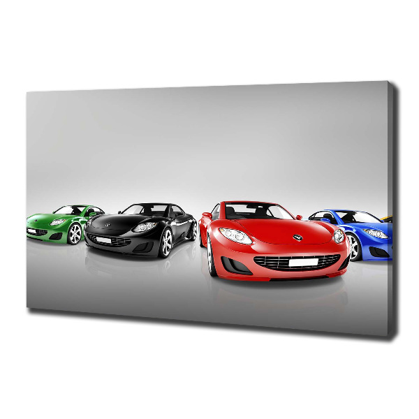 Wandbild Bunte Autos