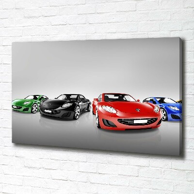 Wandbild Bunte Autos