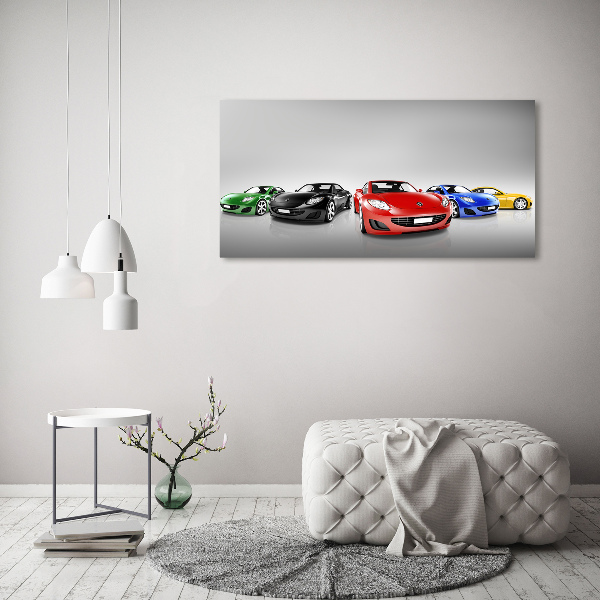 Wandbild Bunte Autos