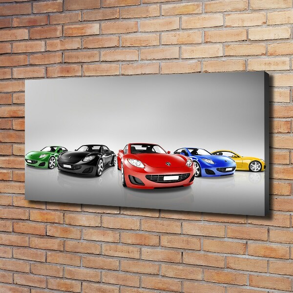 Wandbild Bunte Autos