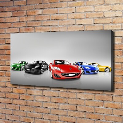 Wandbild Bunte Autos