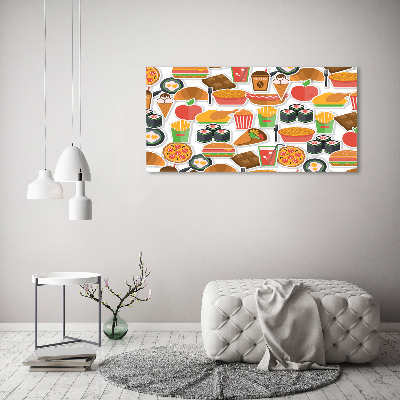 Bild auf leinwand Fastfood