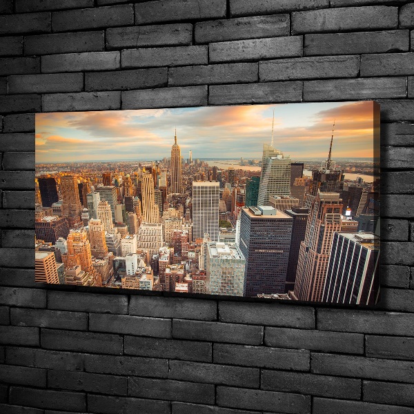 Wandbild New York aus der Vogelperspektive