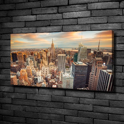 Wandbild New York aus der Vogelperspektive