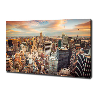 Wandbild New York aus der Vogelperspektive