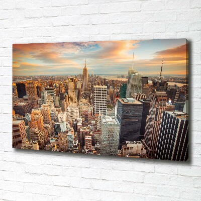 Wandbild New York aus der Vogelperspektive