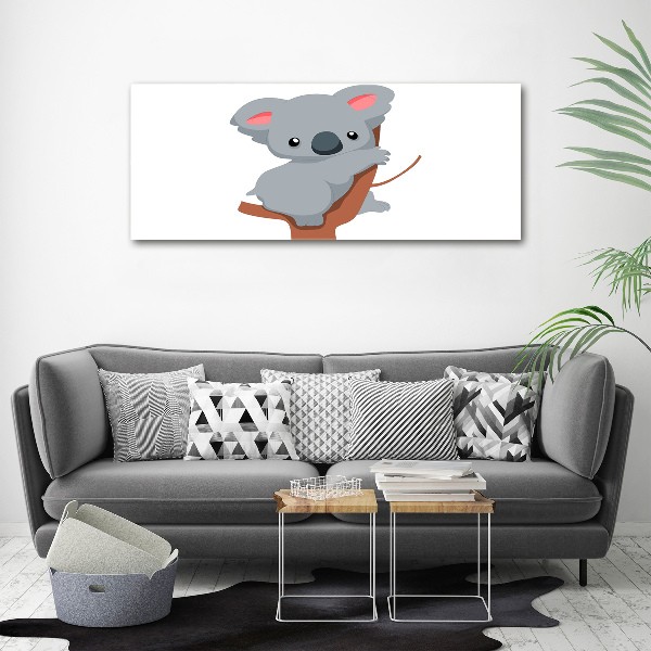 Wandbild Koala auf einem Baum
