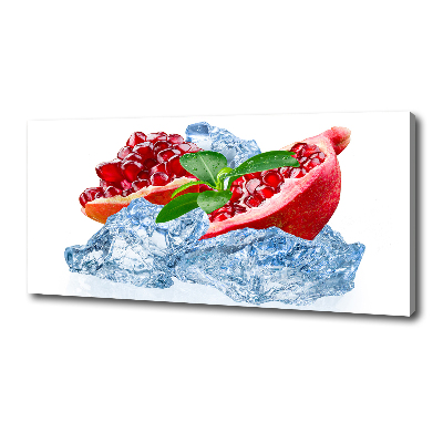 Wandbild Granatapfel mit Eis