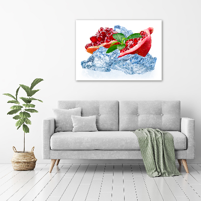 Wandbild Granatapfel mit Eis